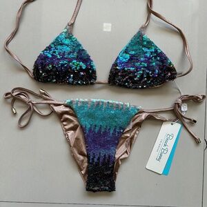 Beach bunny Ariel Sequin Swimsuit